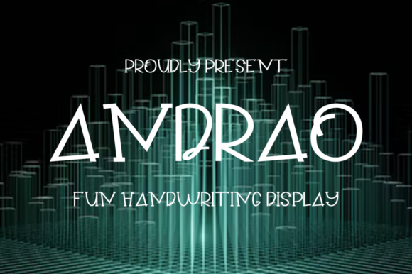 Andrao Display Font for Modern Brand Identity