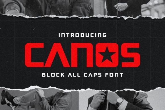 Canos Display Font for Modern Branding