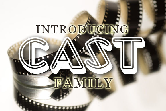 Cast Display Font for Bold Brand Identity