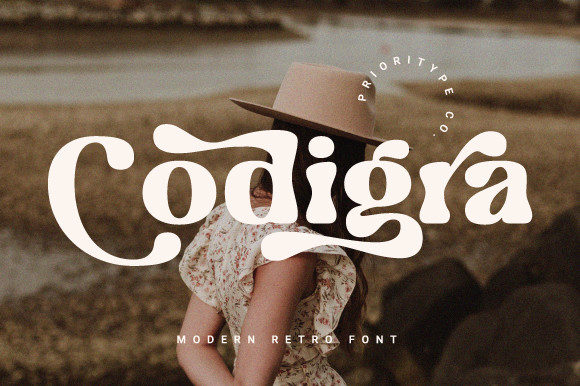 Codigra: A Bold Retro Display Font for Editorial Design