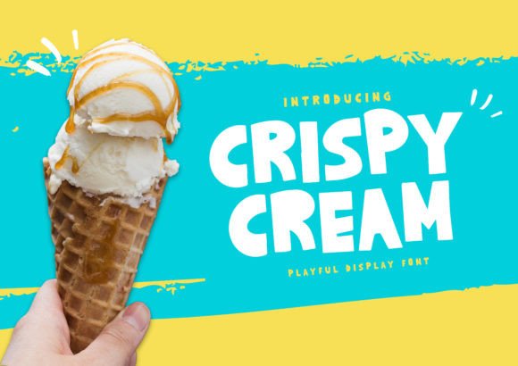 Crispy Cream Display Font for Crafters & Makers