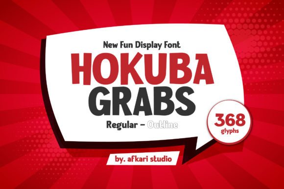 Hokuba Grabs Display Font for Professional Branding