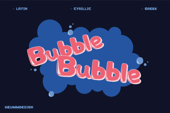 Hu Bubble Display Font for Cheerful Brand Campaigns