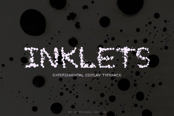 Inklets: A Fun, Artistic Display Font for Creative Branding