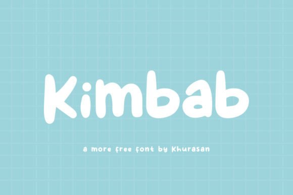 Kimbab: A Modern Display Font for Digital Branding