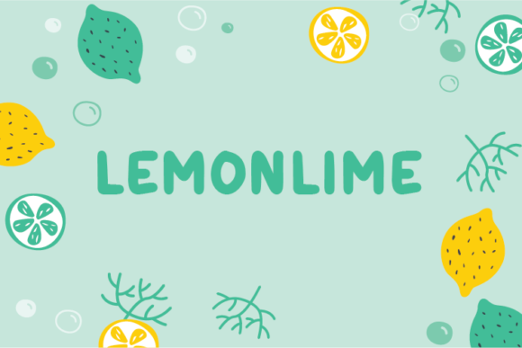 Lemonlime Display Font for Clear, Friendly Campaign Typography