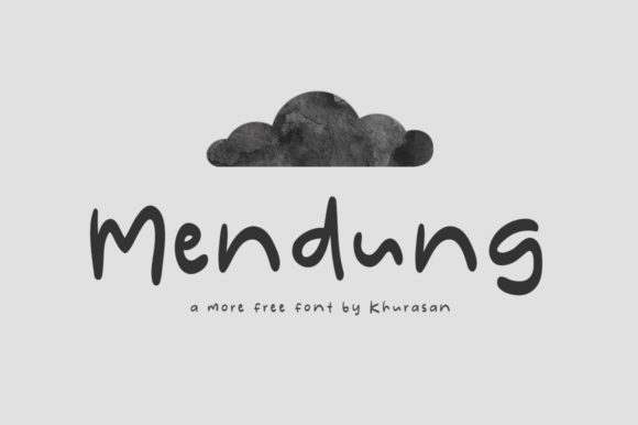 Mendung Font: Modern Display Typeface for Campaign Visuals