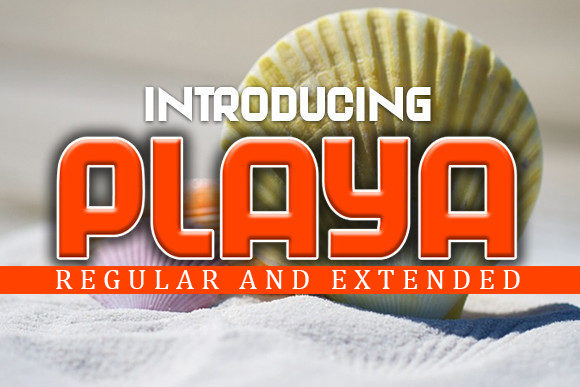 Playa Display Font for Bold, Natural-Looking Campaigns