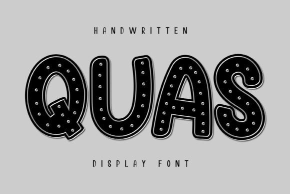 Quas: A Fun and Bold Display Font for Editorial Joy