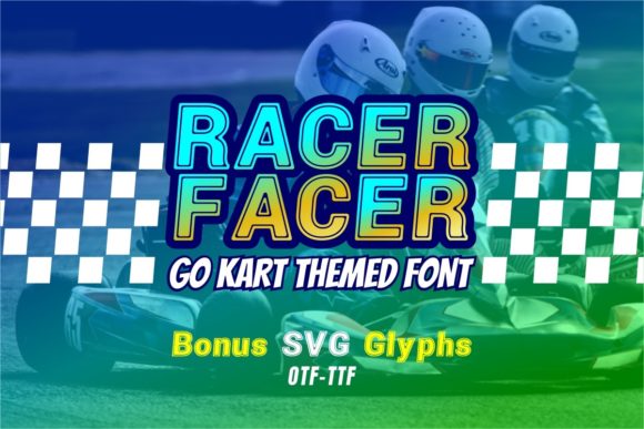 Racer Facer Display Font for Racing-Themed Branding