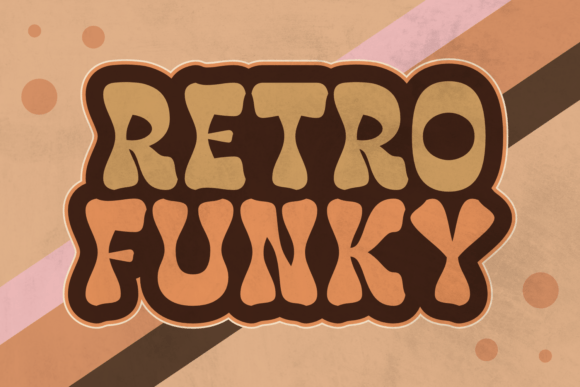 Retro Funky Font for Bold, Groovy Brand Visuals