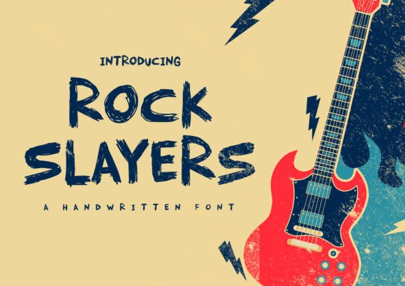 Rock Slayers Display Font for Bold, Whimsical Branding