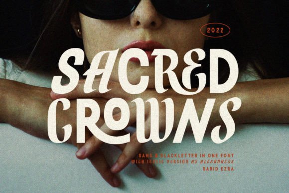 Sacred Crowns: A Bold Display Font for Scroll-Stopping Brand Content