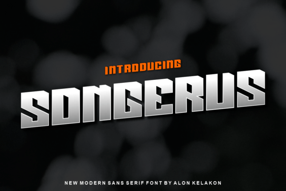 Songerus Display Font for Handmade Creators