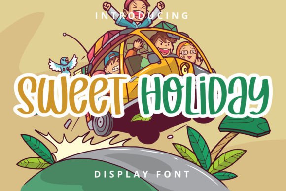 Sweet Holiday Font for Playful Brand Identity Projects