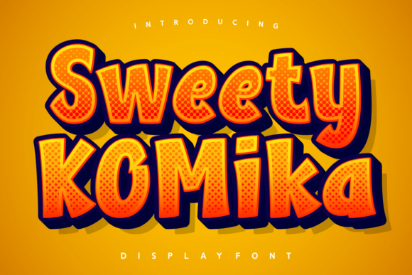 Sweety Komika Display Font for Bold Digital Branding